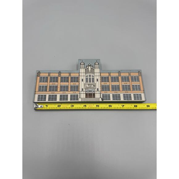 1995 Beaver Falls High School PA Wood Shelf Sitter Hometowne Collectible READ - Picture 9 of 9